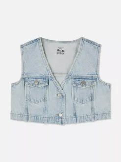 Primark Topy I T-Shirty<Jeansowa kamizelka Rita Ora