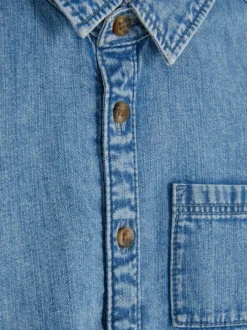 Primark Topy I T-Shirty<Jeansowa koszula z długim rękawem