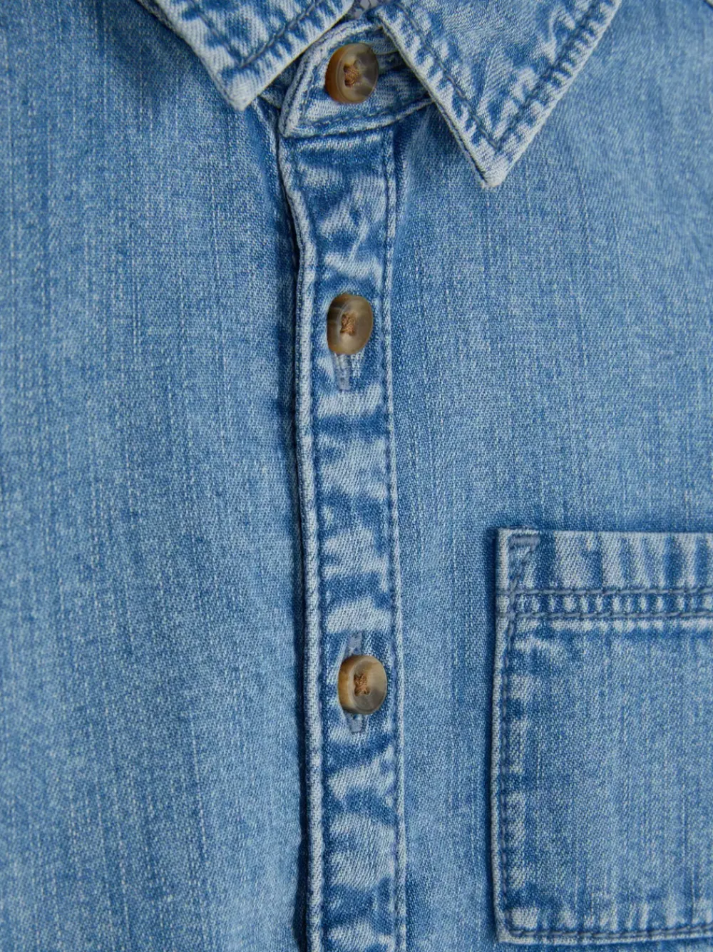 Primark Topy I T-Shirty<Jeansowa koszula z długim rękawem