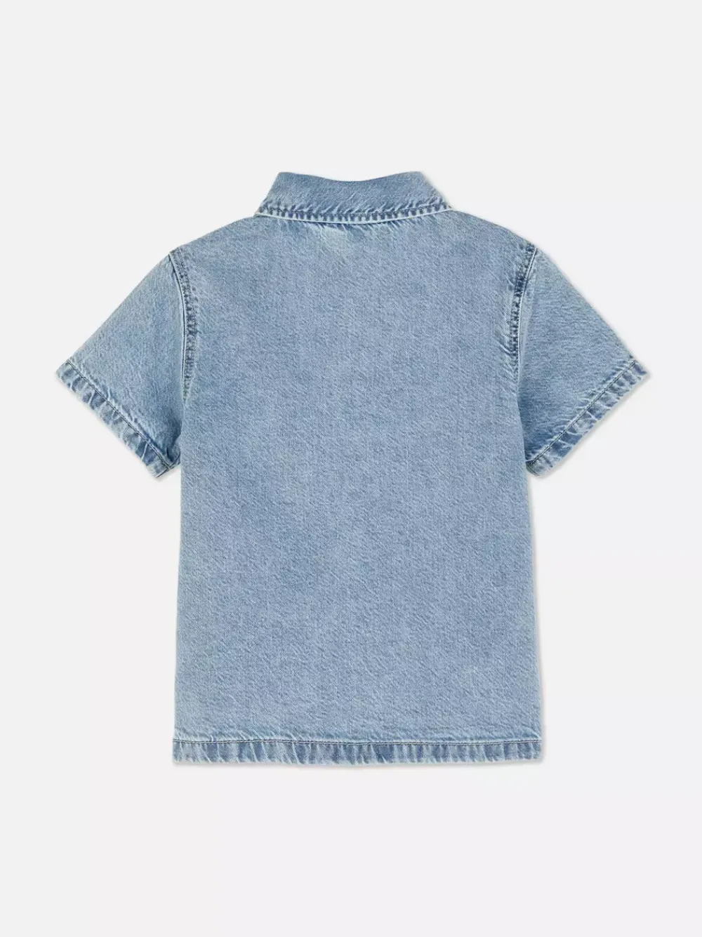 Dzieci Primark Koszule|Topy I T-Shirty<Jeansowa koszula z krótkim rękawem