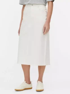 Primark Spódnice<Jeansowa spódnica midi