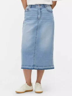 Primark Spódnice<Jeansowa spódnica midi