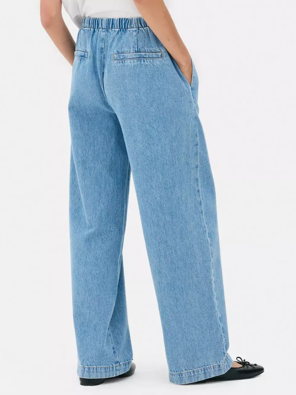 Primark Jeansy<Jeansowe joggery z wiązaniem w talii