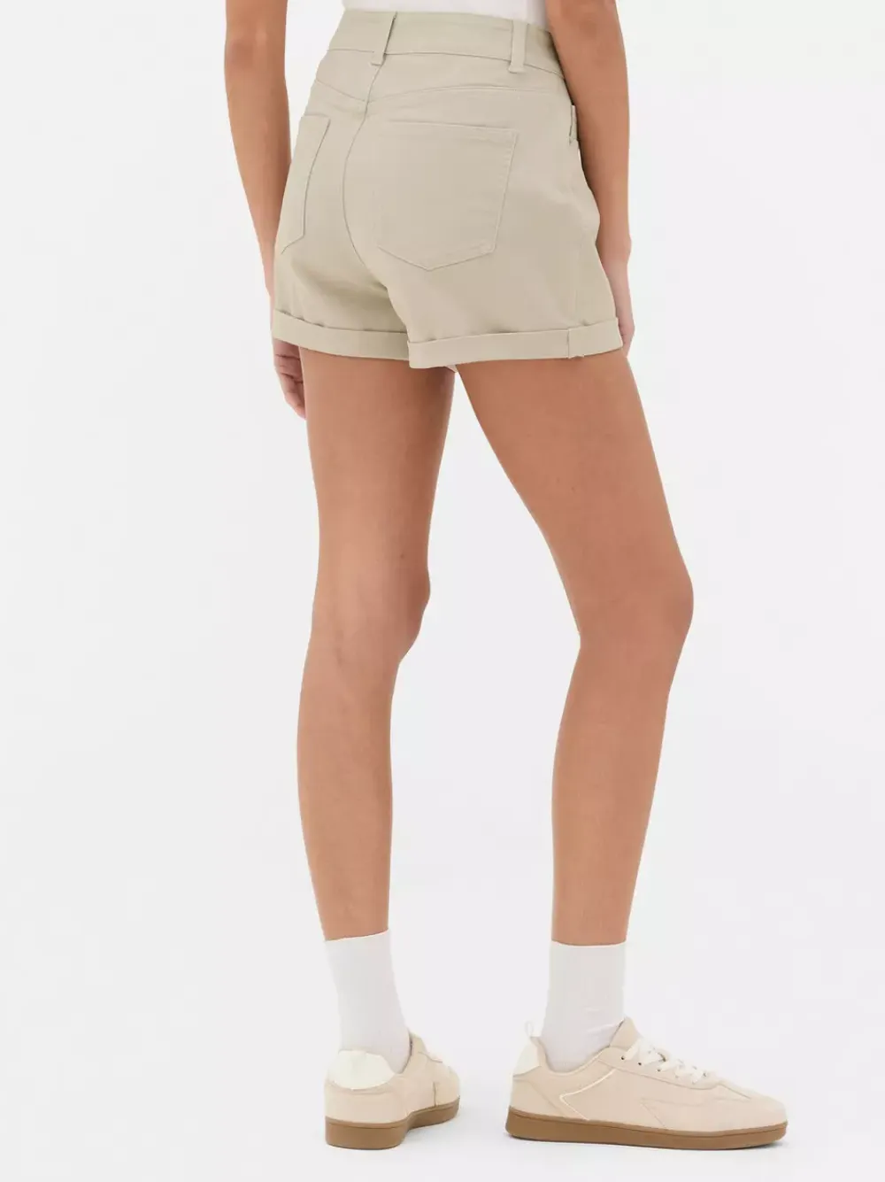 Primark Szorty<Jeansowe spodenki z podwiniętymi nogawkami
