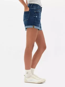 Primark Szorty<Jeansowe spodenki z podwiniętymi nogawkami