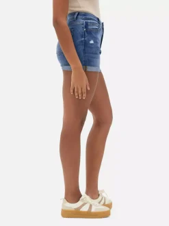 Primark Szorty<Jeansowe spodenki z podwiniętymi nogawkami