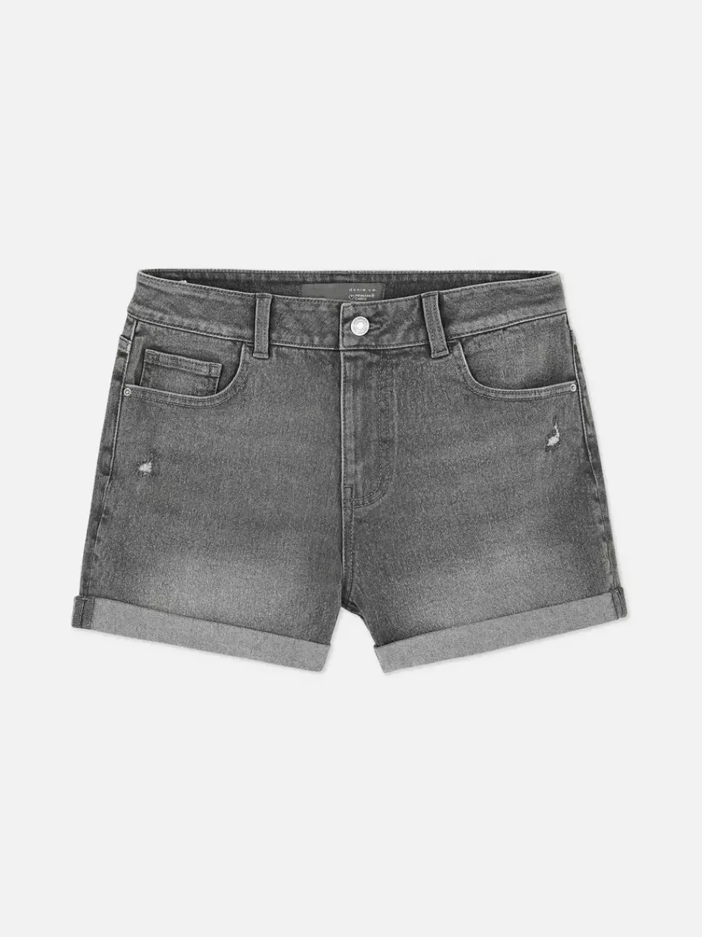 Primark Szorty<Jeansowe spodenki z podwiniętymi nogawkami