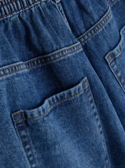 Primark Szorty<Jeansowe szorty bermudy ze sznurkowym wiązaniem