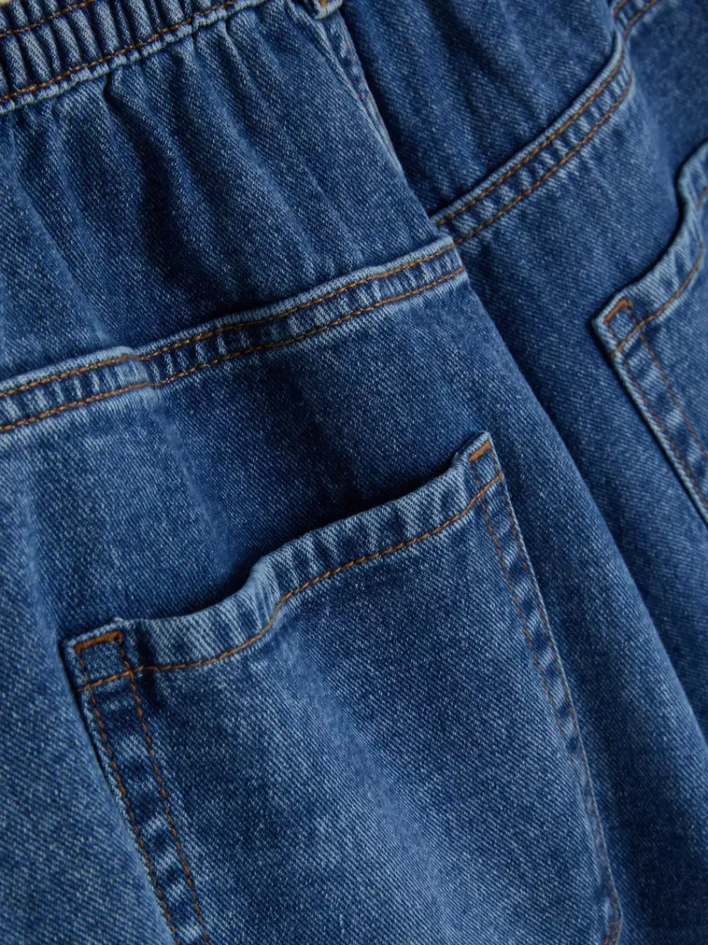 Primark Szorty<Jeansowe szorty bermudy ze sznurkowym wiązaniem