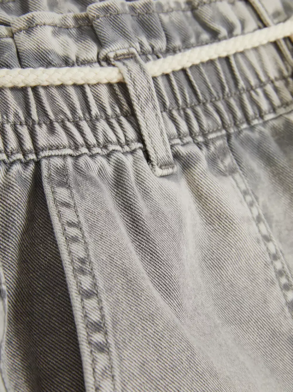 Primark Szorty<Jeansowe szorty bermudy ze sznurkowym wiązaniem