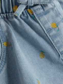 Primark Szorty I Spódnice<Jeansowe szorty ze wzorem w cytryny