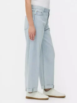 Primark Jeansy<Jeansy typu barrel z klamrą