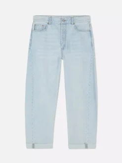 Primark Jeansy<Jeansy typu barrel z klamrą