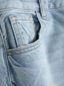 Primark Jeansy<Jeansy typu barrel z postrzępionym obszyciem