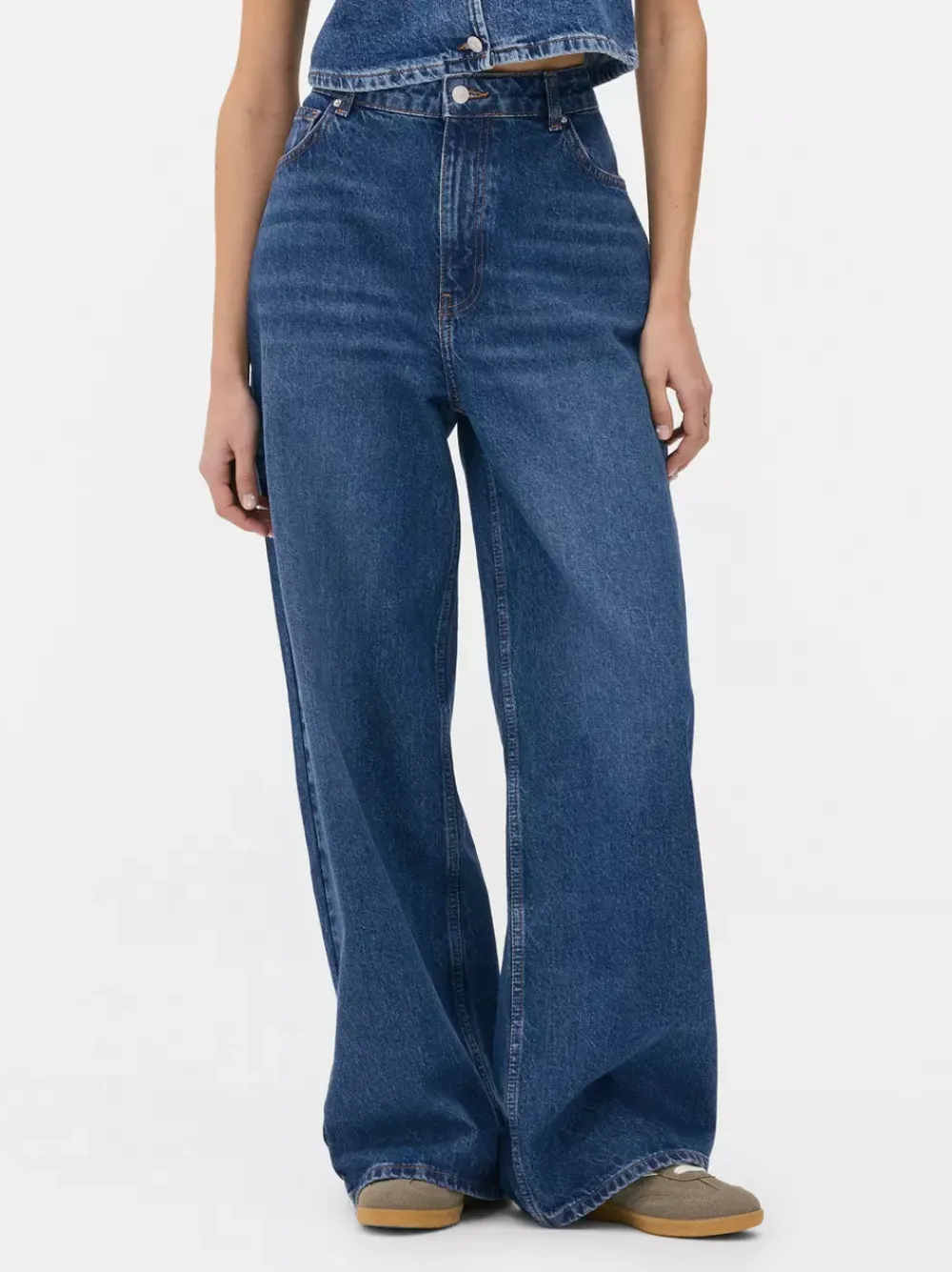 Primark Jeansy<Jeansy typu boyfriend z szeroką nogawką