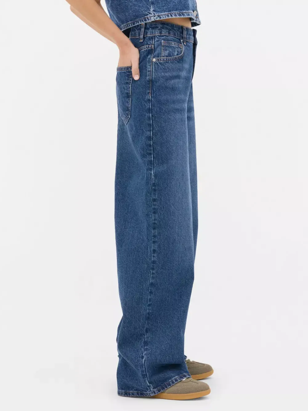 Primark Jeansy<Jeansy typu boyfriend z szeroką nogawką