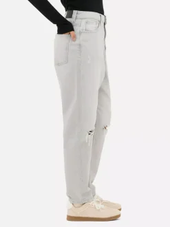 Primark Jeansy<Jeansy typu mom z rozdarciami