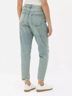 Primark Jeansy<Jeansy typu mom z rozdarciami