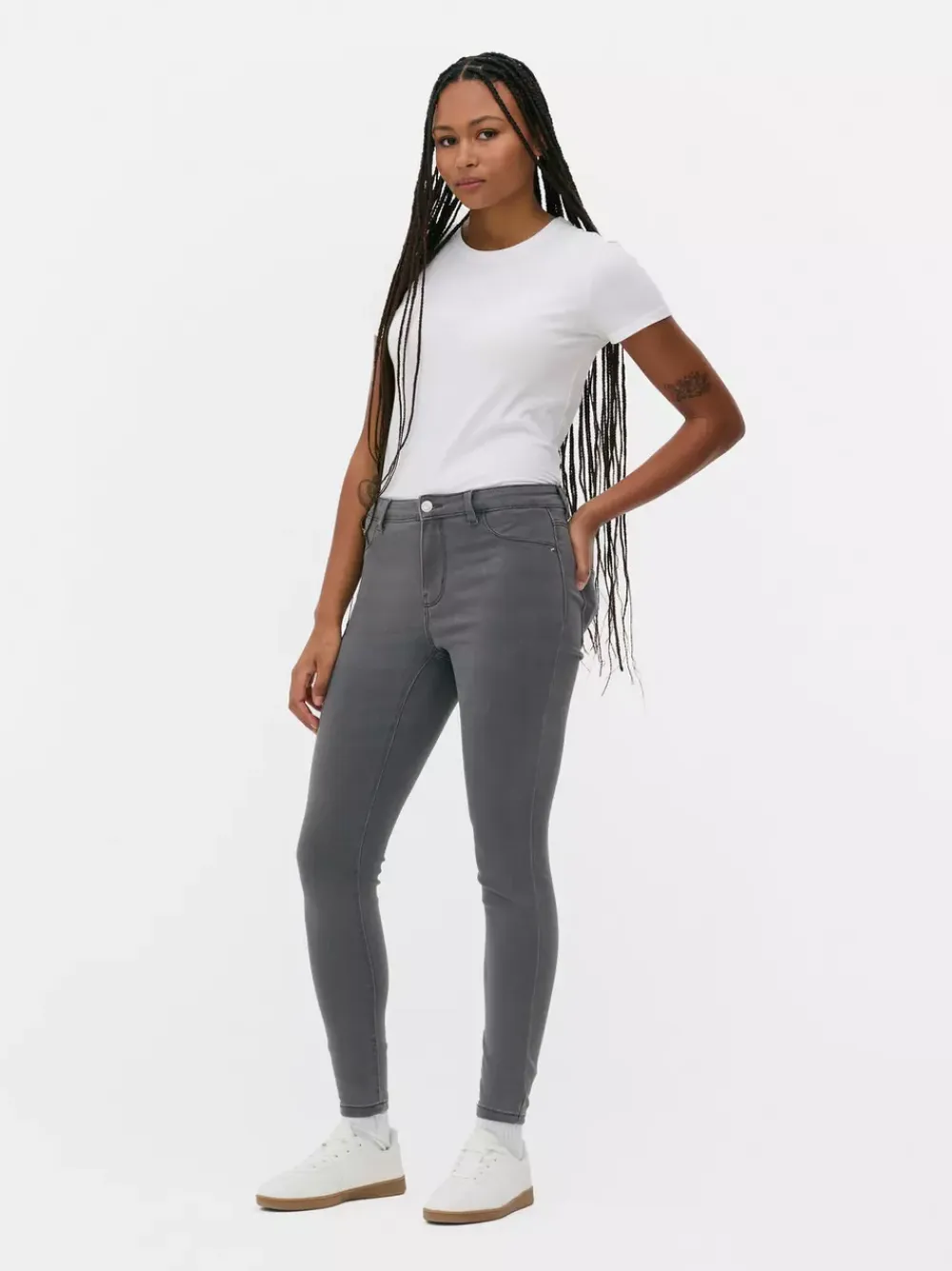 Primark Jeansy<Jeansy ze średnim stanem o kroju skinny | standard