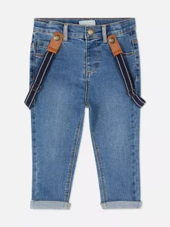 Primark Spodnie I Legginsy<Jeansy z szelkami