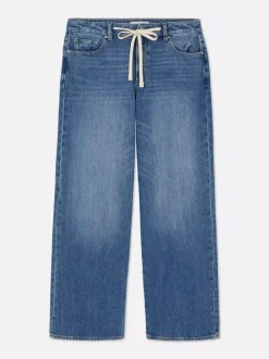 Primark Jeansy<Jeansy z szerokimi nogawkami i wiązaniem w talii