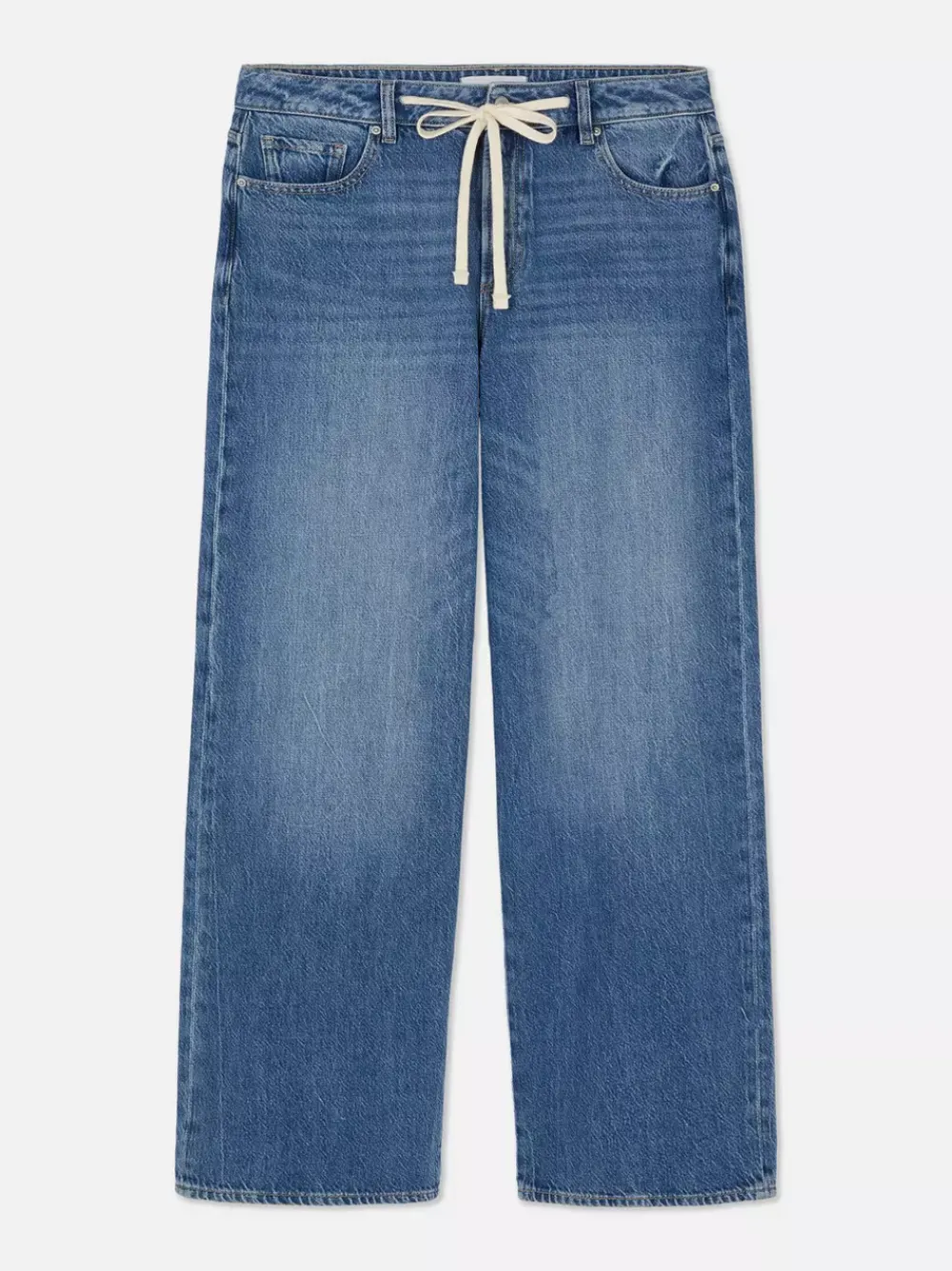 Primark Jeansy<Jeansy z szerokimi nogawkami i wiązaniem w talii