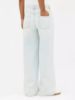Primark Jeansy<Jeansy z szerokimi nogawkami i wiązaniem w talii