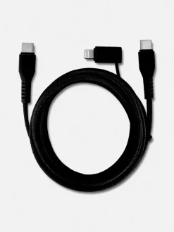 Primark Ładowarki<Kabel do ładowania 2 w 1, 2 m