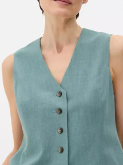 Primark Topy I T-Shirty<Kamizelka zapinana na guziki