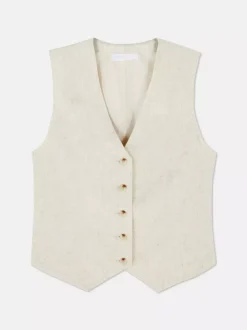 Primark Topy I T-Shirty<Kamizelka zapinana na guziki