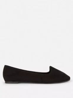 Primark Płaskie Buty<Kapcie baleriny ze sztucznego zamszu