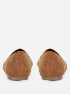 Primark Płaskie Buty<Kapcie baleriny ze sztucznego zamszu