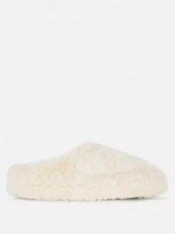 Primark Kapcie<Kapcie bez pięty ze sztucznego futerka