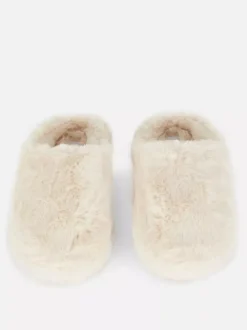 Primark Kapcie<Kapcie bez pięty ze sztucznego futerka