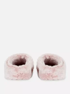 Primark Kapcie<Kapcie bez pięty ze sztucznego futerka