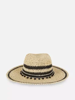 Primark Czapki, Rękawiczki I Szaliki<Kapelusz panama z pomponami