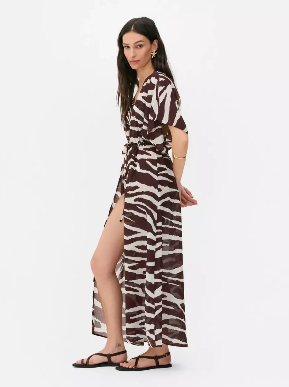 Primark Stroje Kąpielowe I Plażowe<Kimono midi z nadrukiem