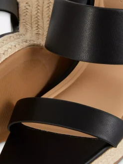 Primark Szpilki<Klapki mule na koturnie z paskiem ze sztucznej skóry