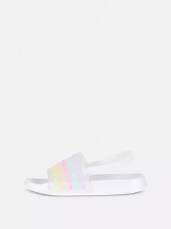 Dzieci Primark Sandały I Klapki<Klapki z motywem serca w paski