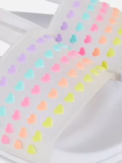 Dzieci Primark Sandały I Klapki<Klapki z motywem serca w paski