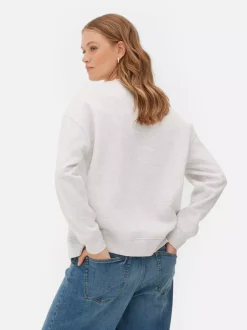 Primark Odzież Domowa I Na Siłownię|Bluzy<Klasyczna bluza z okrągłym dekoltem
