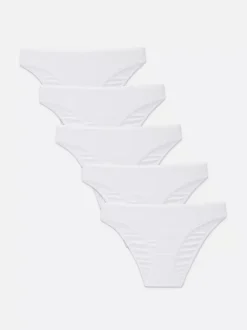 Damskie Primark Majtki Damskie<Klasyczne minifigi, 5 par