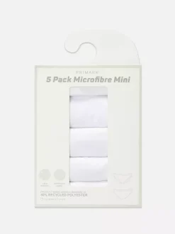 Damskie Primark Majtki Damskie<Klasyczne minifigi, 5 par
