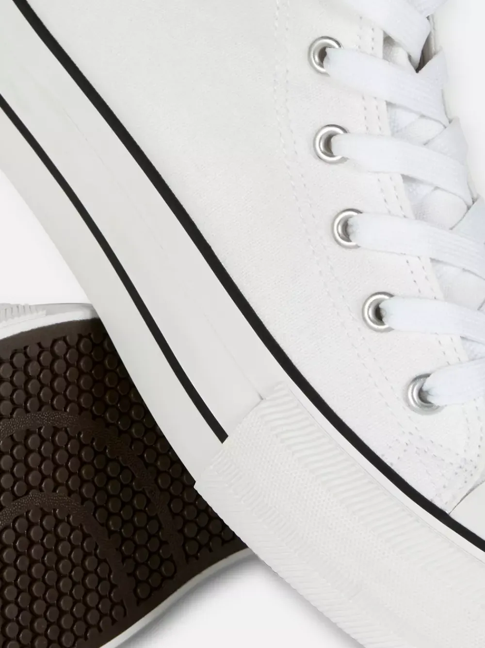 Primark Buty Sportowe|Odzież Domowa I Na Siłownię<Klasyczne płócienne buty sportowe z wysoką cholewką