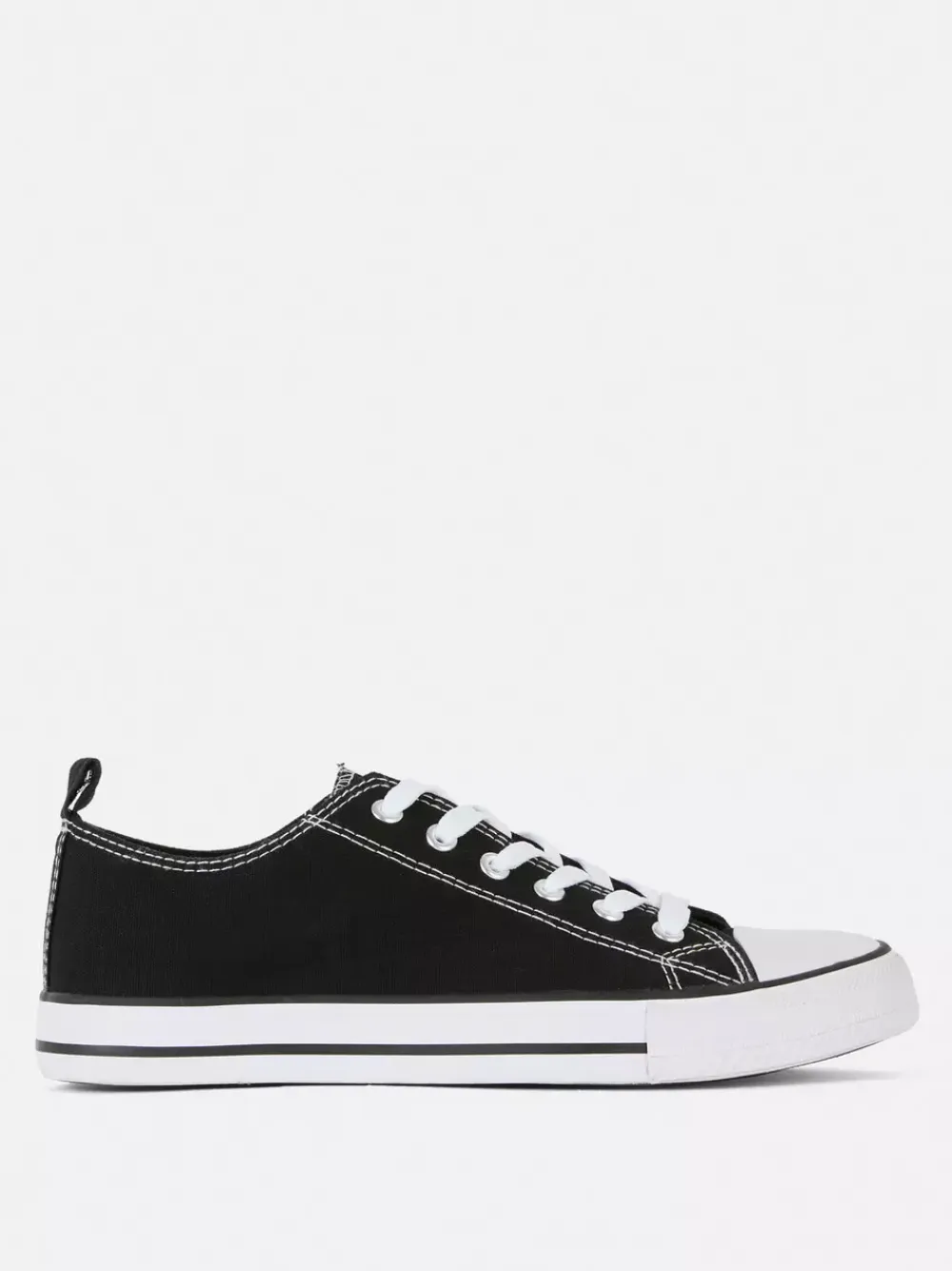 Primark Buty Sportowe|Odzież Domowa I Na Siłownię<Klasyczne sznurowane buty sportowe z płócienną niską cholewką