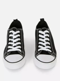 Primark Buty Sportowe|Odzież Domowa I Na Siłownię<Klasyczne sznurowane buty sportowe z płócienną niską cholewką