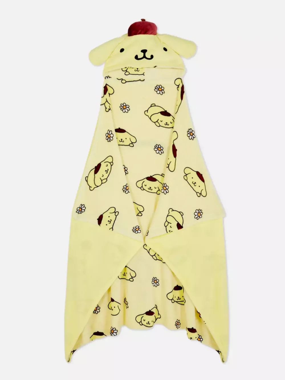 Primark Koce I Narzuty<Kocyk z kapturem i Pompompurinem z Hello Kitty
