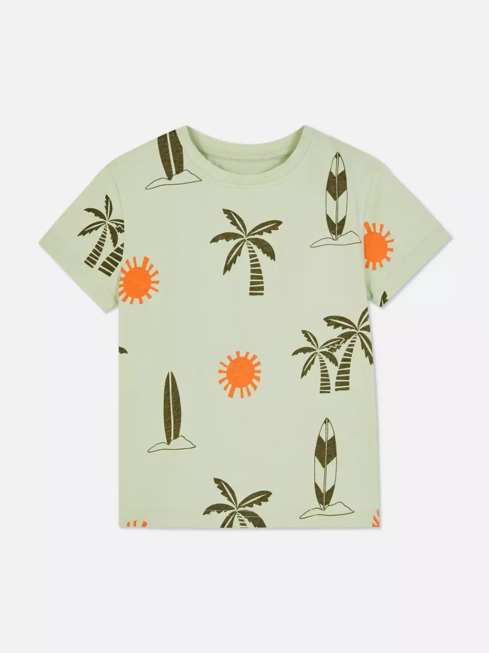 Dzieci Primark Topy I T-Shirty<Kolorowy T-shirt z krótkim rękawem i motywem rekina