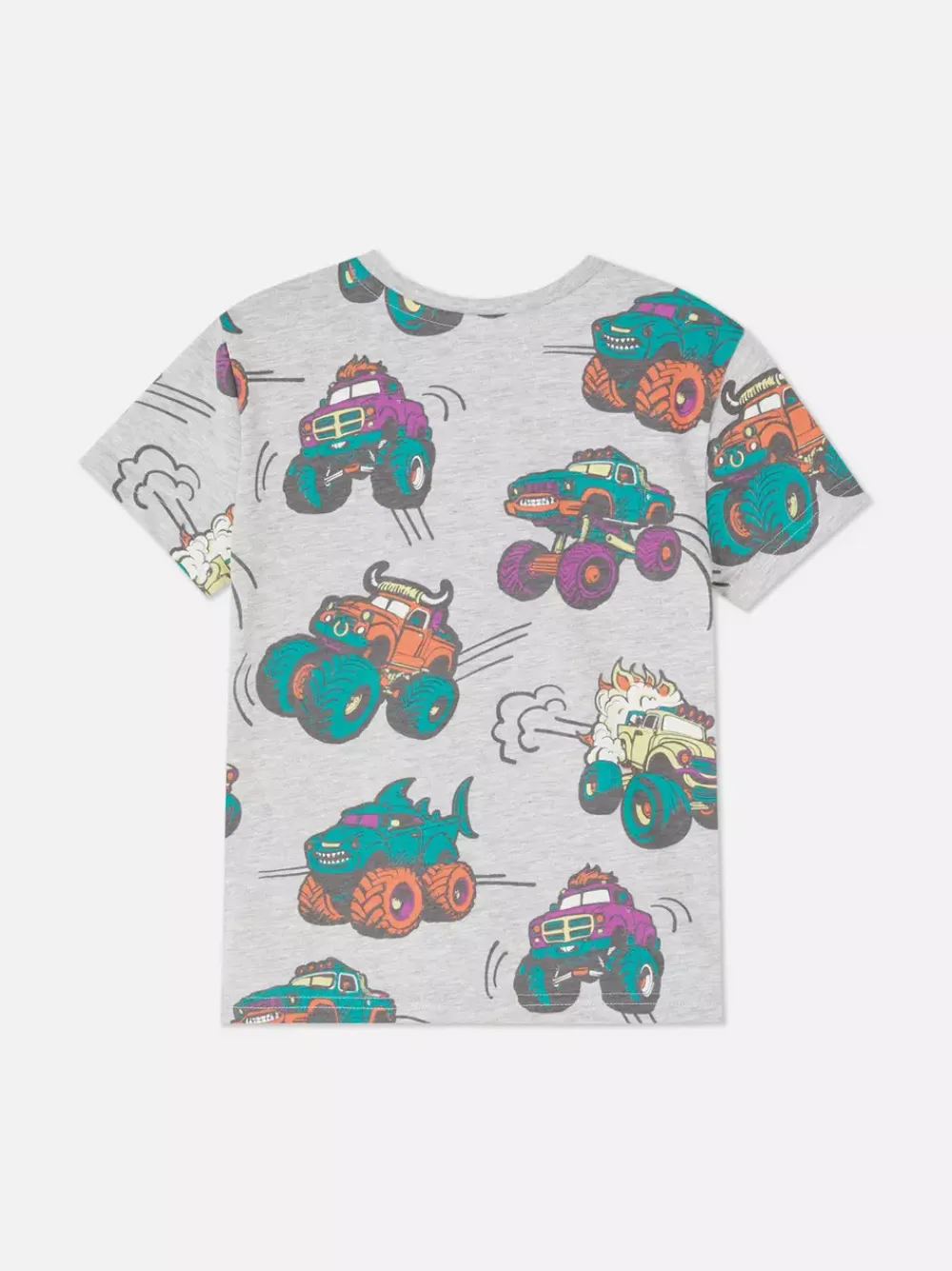 Dzieci Primark Topy I T-Shirty<Kolorowy T-shirt z krótkim rękawem i motywem rekina