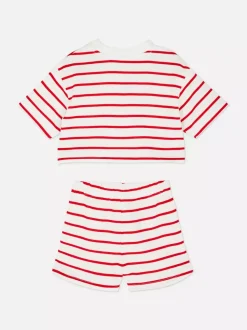 Dzieci Primark Komplety I Gotowe Stroje<Komplet z T-shirtem i szortami w paski
